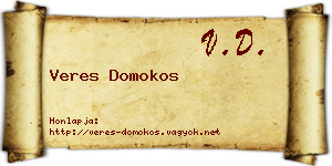 Veres Domokos névjegykártya