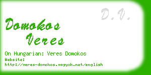 domokos veres business card